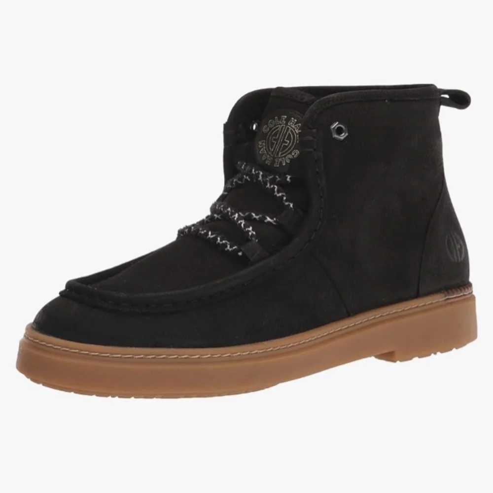 NEW! Cole Haan Black Leather All-Day Summit Chukka Bootie - Size 6